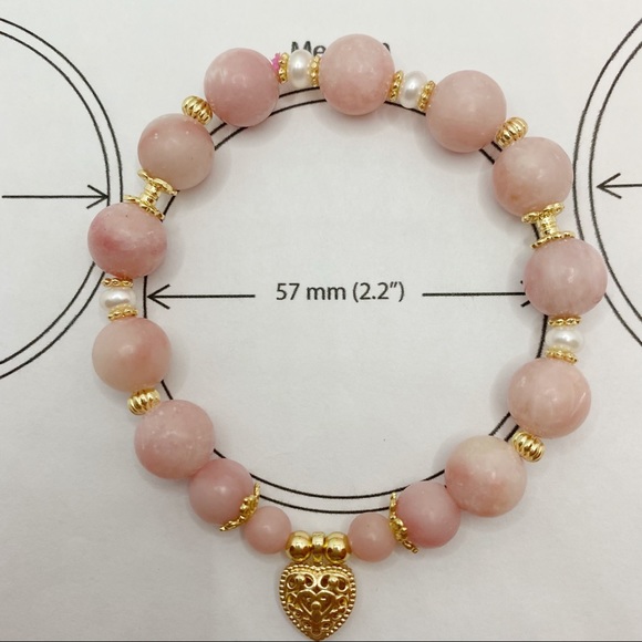 Nature Pink Opal Bracelet - Picture 9 of 9